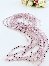 6mm pink evil eye beads, flat round evil eye beads, BULK strand beads 60 to 600 - Evileyefavor