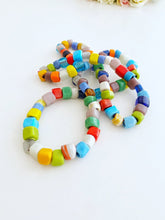 Handmade Murano Glass Beads, Glass Cube Beads, Assorted Glass Beads