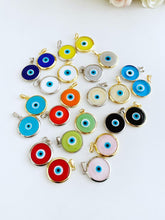 Handmade Glass Evil Eye Bead, Murano Evil Eye Charm, Evil Eye Jewelry Supply