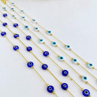 Evil Eye Anklet, Tiny Evil Eye Beaded Anklet, Anklet Bracelet, Dainty Anklet