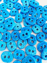 Evil Eye Beads, Handmade Syriac Beads, 2 Holes Beads, Evil Eye Beads