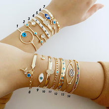 Cuff Bracelet, Evil Eye Bracelet, Gold Bracelet Collection, 14 Bangles