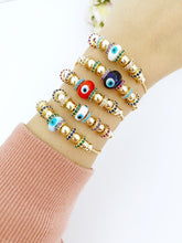 Evil Eye Bracelet, Authentic Pandora Bracelet, Glass Evil Eye Charm, Pandora Charm