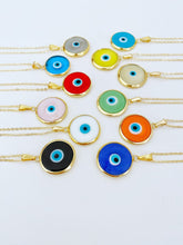 Evil Eye Necklace, Glass Murano Pendant, Lucky Charm Necklace, Handmade