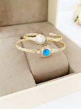 Gold Evil Eye Bracelet, Opal Evil Eye Bracelet, Cuff Bracelet, Evil Eye Jewelry