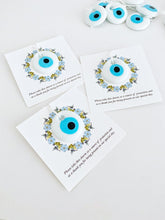 Wedding favors for guests, 100 pc, white evil eye beads, evil eye wedding favor