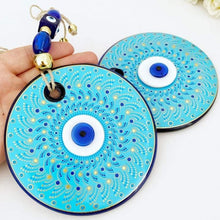 Large Evil Eye, Elegant Wall Hanging, Blue Evil Eye Wall Hanging, Home Gift