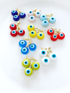 Evil Eye Murano Bead 5pcs, Handmade Glass Beads, Murano Necklace