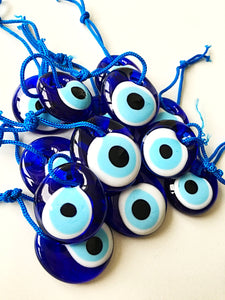 50 pcs Unique wedding favor - Turkish evil eye bead - 3.5cm - nazar boncuk - Evileyefavor