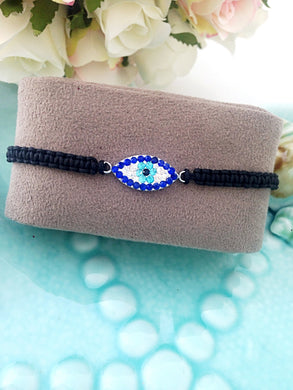 Greek Evil Eye Bracelet, Evil Eye Jewelry, String Bracelet - Evileyefavor