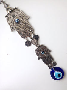 Hamsa Evil Eye Wall Hanging - Evileyefavor