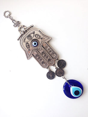 Hamsa Wall Art Nazar Boncuk - Evileyefavor