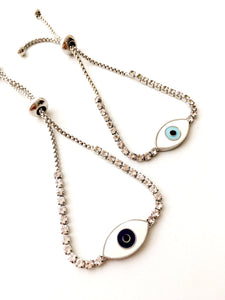 Blue Evil Eye Bracelet, Turkish Evil Eye, Protection Bracelet - Evileyefavor