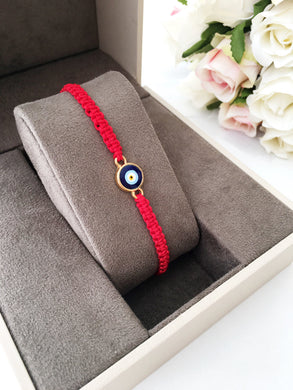 Red String Evil Eye Bracelet, Adjustable Evil Eye Charm Bracelet - Evileyefavor