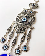 Owl Evil Eye Wall Hanging - Evileyefavor