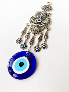 Owl Evil Eye Wall Hanging - Evileyefavor