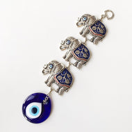 Lucky Elephant Evil Eye Wall Decor - Evileyefavor