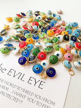 Evil eye charm pendant mix color SET - Evileyefavor