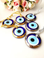 Christmas decoration, evil eye beads 3 pcs, christmas ornaments, christmas decor - Evileyefavor
