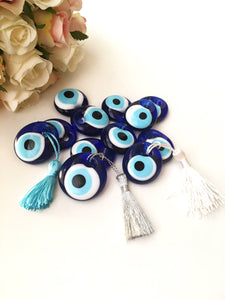 100 pcs blue evil eye beads | evil eye meaning | evil eye pendant - Evileyefavor