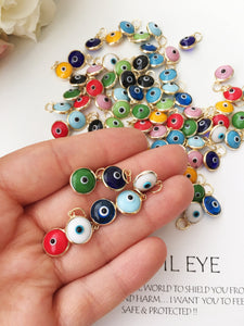 Evil eye charm pendant mix color SET - Evileyefavor