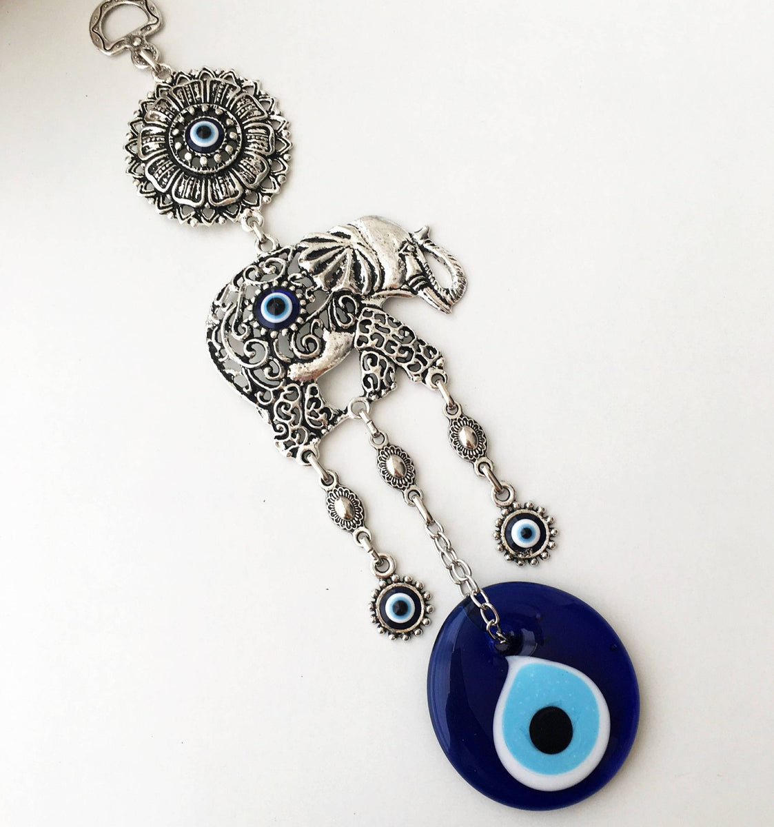 Elephant Evil Eye Wall Hanging – Evileyefavor