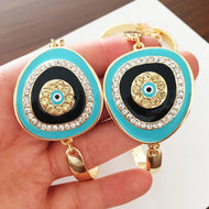 Turquoise Evil Eye Bracelet, Stylish Zircon Evil Eye Bracelet - Evileyefavor