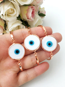 Murano Evil Eye Charm Bracelets, Ojo turco - Evileyefavor