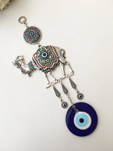 Large Camel Evil Eye Wall Hanging - Evileyefavor