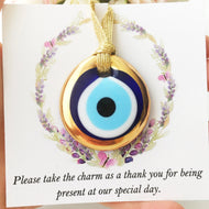 Personalized wedding gift with nazar boncuk - Evileyefavor