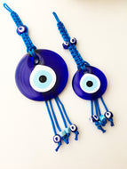 Large Blue Evil Eye Wall Hanging - Evileyefavor