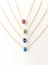 Evil eye necklace, murano glass necklace, blue evil eye beads, murano glass evil eye beads - Evileyefavor