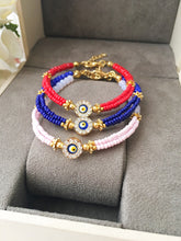 Blue Evil Eye Bracelet, Miyuki Beads Bracelet - Evileyefavor