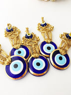 Gold Evil Eye Christmas Tree Ornaments - Evileyefavor