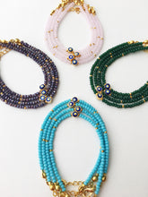 Tiny Evil Eye Bracelet, Seed Beads Bracelet, Everyday Jewelry - Evileyefavor