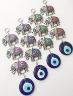 Elephant Evil Eye Wall Decor - Evileyefavor
