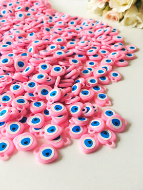 Unique evil eye wedding favor, 100 pcs, evil eye plastic resin beads, baby girl favors - Evileyefavor