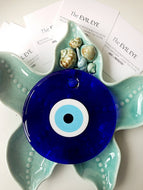 evil eye bead - 13cm - evil eye wall hanging - evil eye charm - large evil eye - Evileyefavor