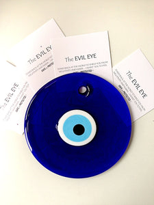 Handmade Blue Evil Eye Bead Home Decor, 26cm - Evileyefavor
