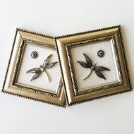 Dragonfly Framed Wall Decor - Evileyefavor