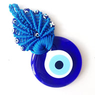 Greek Evil Eye Macrame Wall Hanging - Evileyefavor