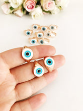 Round Turquoise Evil Eye Ring - Evileyefavor