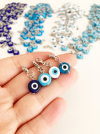 Evil Eye Keychain Charm 5pcs - Evileyefavor