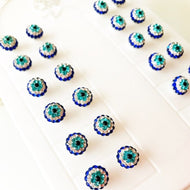 Zirconia Evil Eye Earrings - Evileyefavor