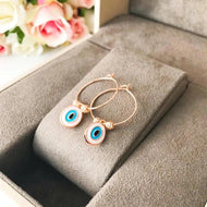 Evil Eye Dangle Earrings - Evileyefavor