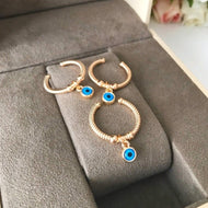 Adjustable Dangle Evil Eye Ring - Evileyefavor
