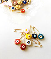 210 pcs round and oval safety pin