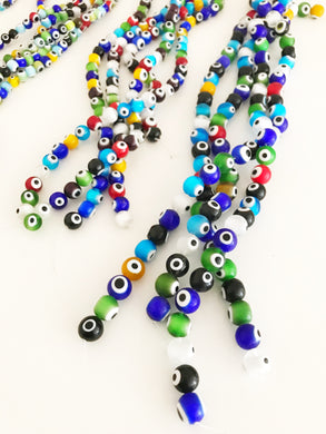 Round Evil Eye Beads Supplies - Evileyefavor