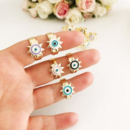 Sunny Evil Eye Ring - Evileyefavor