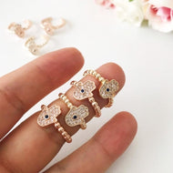 Hamsa Hand Ring - Evileyefavor